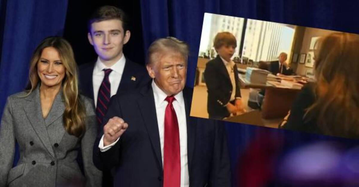 Barron Trump kullanıcısı olmadığı TikTok’ta fenomene dönüştü